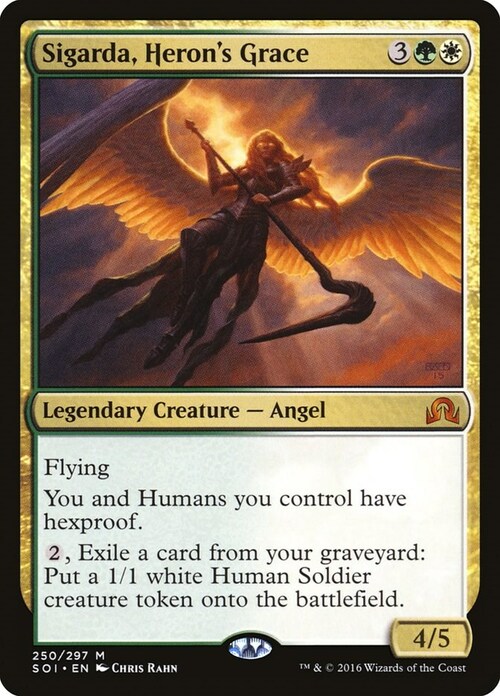 Sigarda, Heron's Grace Card Front