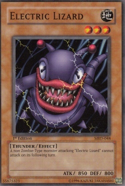 Electric Lizard Card Front