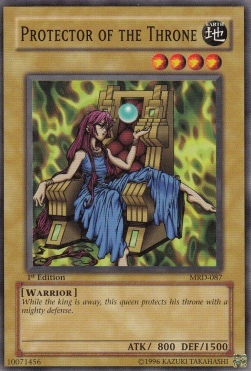 Protector of the Throne Card Front