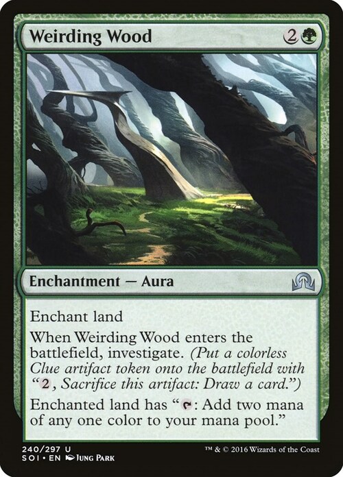 Weirding Wood Card Front