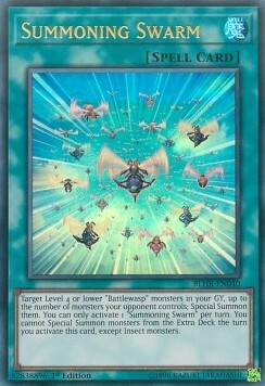 Summoning Swarm Card Front