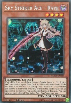 Sky Striker Ace - Raye Card Front