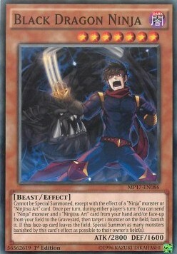 Black Dragon Ninja Card Front