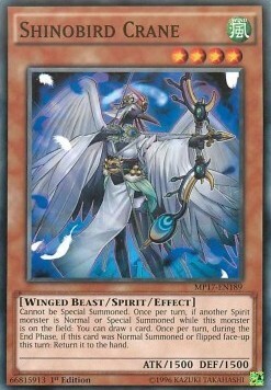 Shinobird Crane Card Front