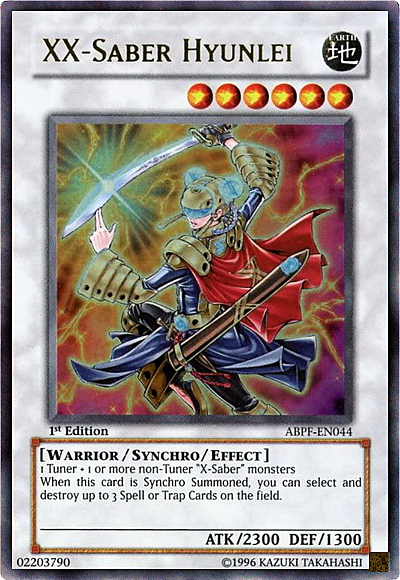 XX-Saber Hyunlei Card Front