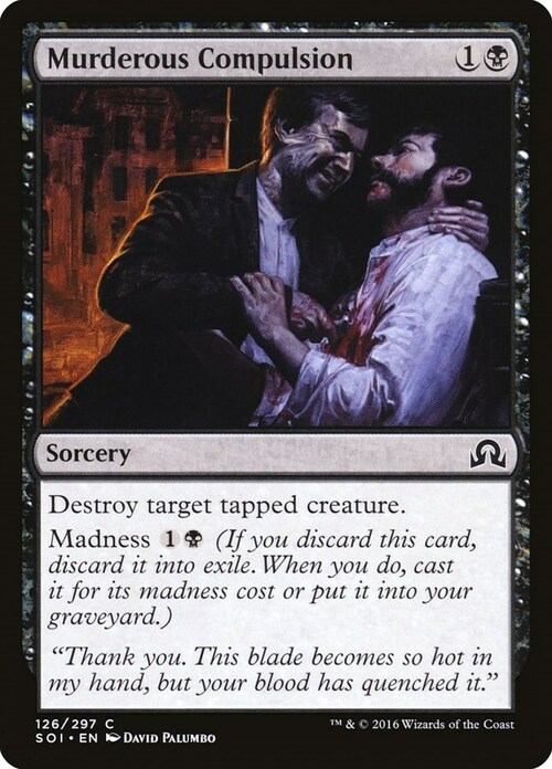 Murderous Compulsion Card Front