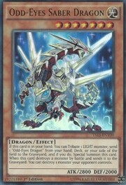 Odd-Eyes Saber Dragon