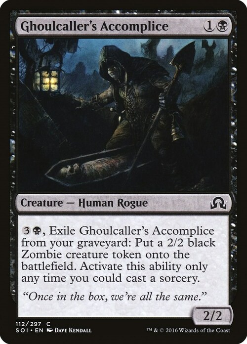 Ghoulcaller's Accomplice Card Front