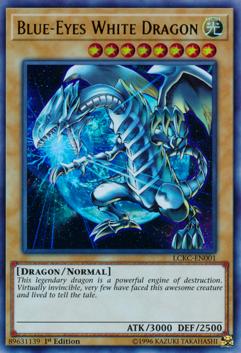 Blue-Eyes White Dragon Card Front