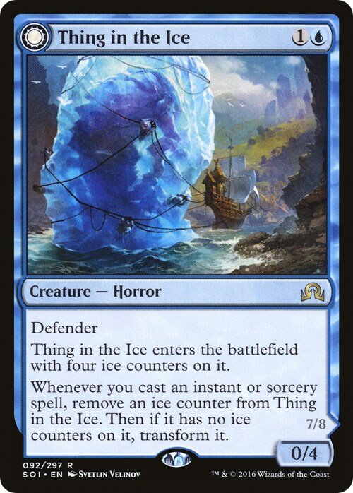 Thing in the Ice // Awoken Horror Card Front