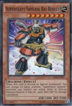 Superheavy Samurai Big Benkei Card Front