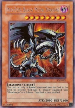 Red-Eyes Black Metal Dragon Card Front