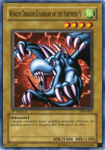 Winged Dragon, Guardian of the Fortress #1 Card Front