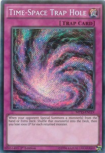 Time-Space Trap Hole Card Front