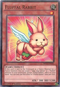 Fluffal Rabbit Card Front