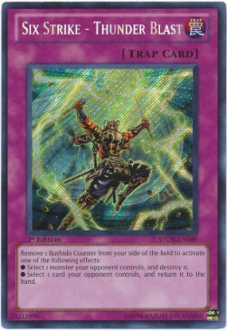 Six Strike - Thunder Blast Card Front