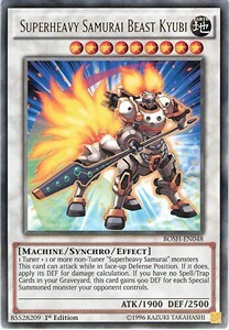 Superheavy Samurai Beast Kyubi Card Front