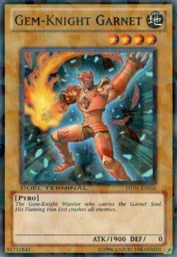 Gem-Knight Garnet Card Front