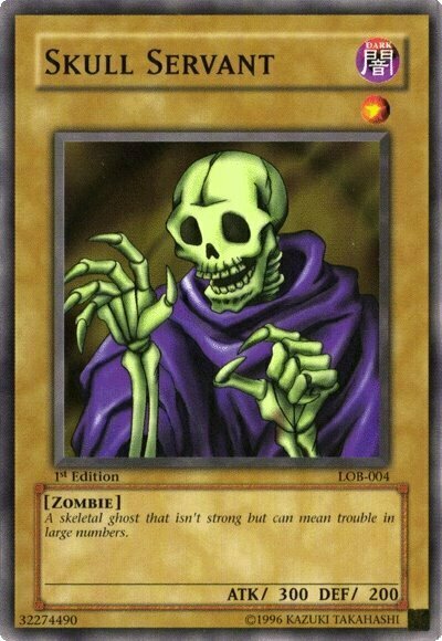 Skull Servant Card Front