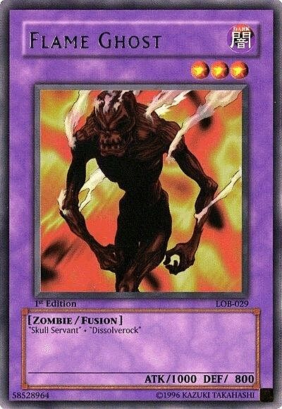 Flame Ghost Card Front