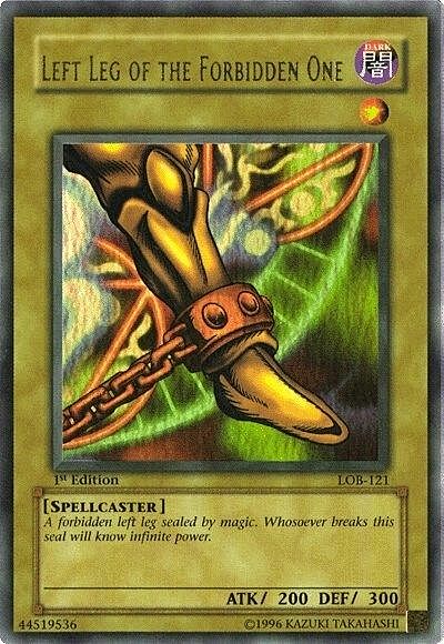 Left Leg of the Forbidden One Card Front