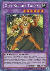 Gem-Knight Topaz Card Front