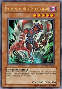 Elemental HERO Necroshade Card Front