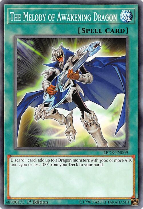 The Melody of Awakening Dragon Card Front