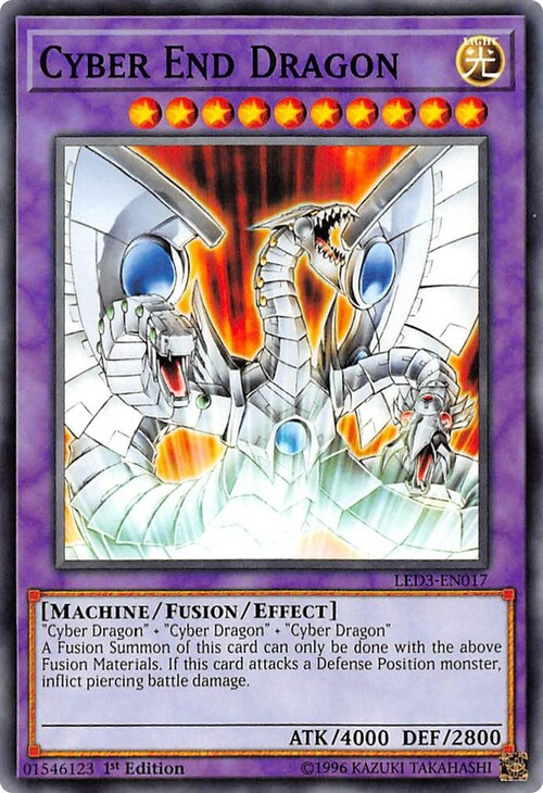 Cyber End Dragon Card Front