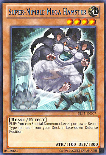 Super-Nimble Mega Hamster Card Front