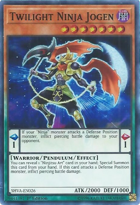 Twilight Ninja Jogen Card Front