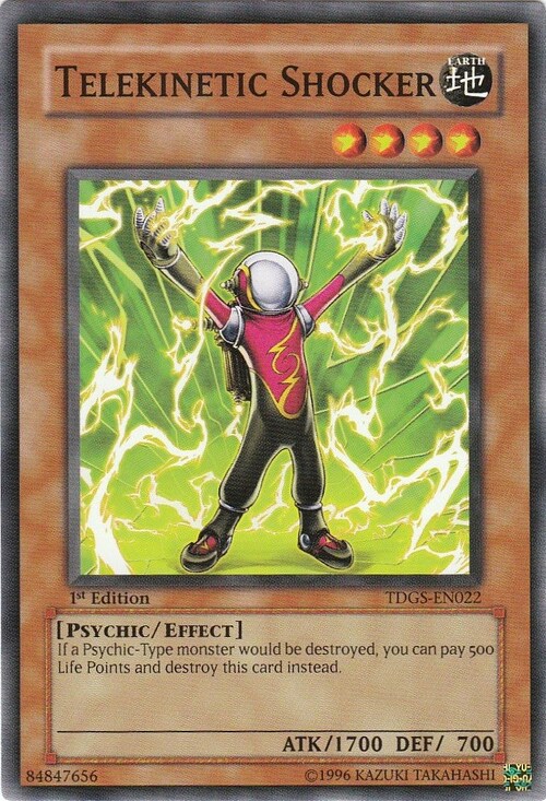 Telekinetic Shocker Card Front