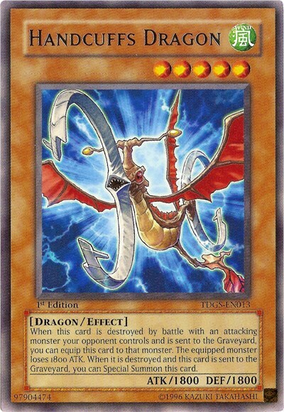 Handcuffs Dragon Card Front