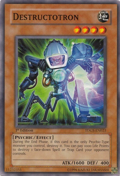 Destructotron Card Front