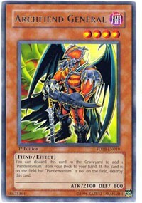 Archfiend General Card Front