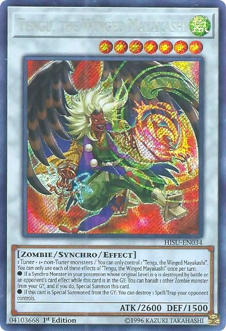 Tengu, the Winged Mayakashi Card Front