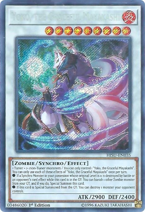 Yoko, the Graceful Mayakashi Card Front