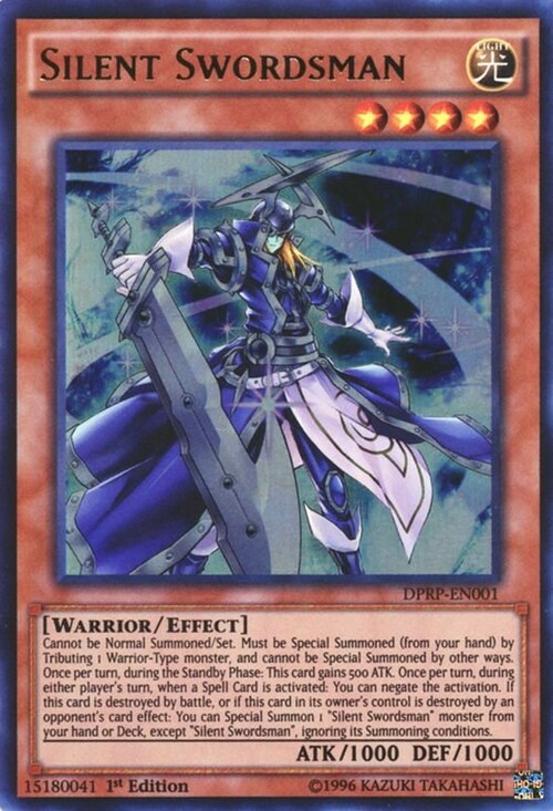 Silent Swordsman Card Front