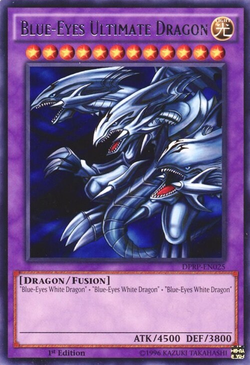 Blue-Eyes Ultimate Dragon Card Front