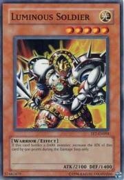 Luminous Soldier Card Front