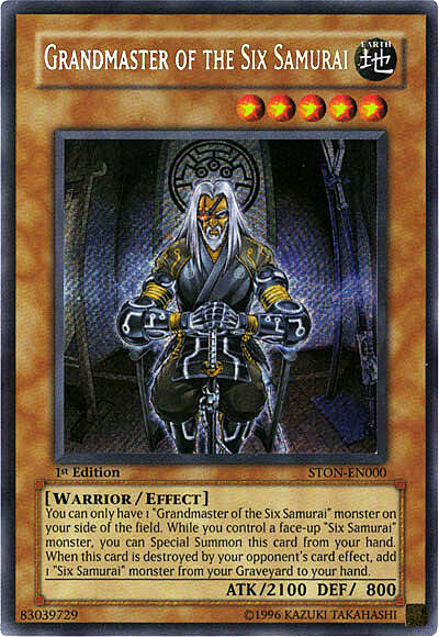 Grandmaster of the Six Samurai Card Front