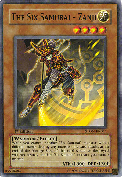 The Six Samurai - Zanji Card Front