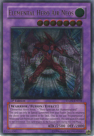 Elemental Hero Air Neos Card Front