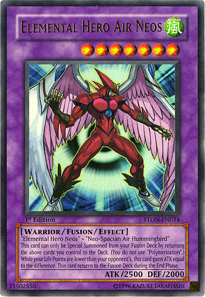 Elemental Hero Air Neos Card Front