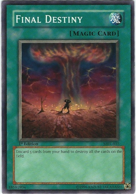 Final Destiny Card Front