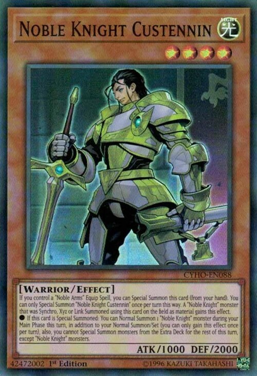 Noble Knight Custennin Card Front