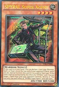 SPYRAL Super Agent Card Front