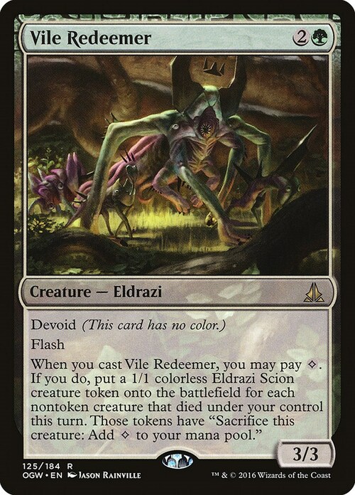 Vile Redeemer Card Front