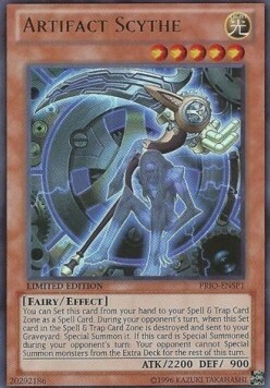 Artifact Scythe Card Front