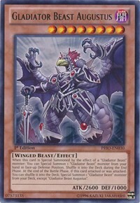 Gladiator Beast Augustus Card Front